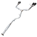 AWE Tuning Subaru WRX/STI VA/GV Sedan Track Edition Exhaust - Diamond Black Tips (102mm)