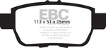 EBC 09-14 Acura TL 3.5 Redstuff Rear Brake Pads