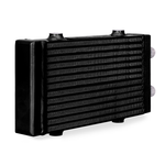 Mishimoto Universal Small Bar and Plate Dual Pass Black Oil Cooler