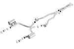 Borla 2015 Dodge Challenger SRT/392 Hemi 6.4L V8 ATAK Catback Exhaust w/ Valves Factory Bezel