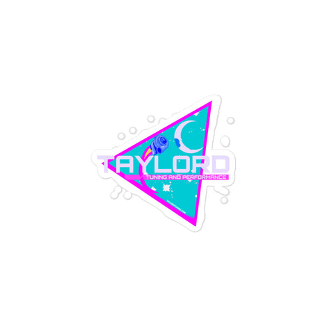Taylord To the moon retro Stickers